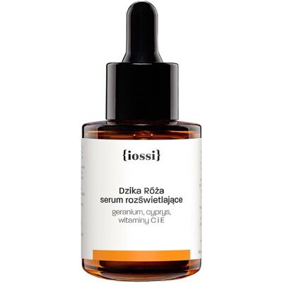Iossi - Rozświetlające serum z dziką różą, geranium, cyprys, witamina C i E - 30ml Iossi - Rozświetlające serum z dziką różą, geranium, cyprys, witamina C i E - 30ml