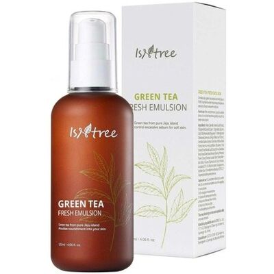 Isntree Świeża emulsja z zielonej herbaty - Nawilżająca codzienna lotion z ekstraktem z zielonej herbaty z Green Jeju Isntree Świeża emulsja z zielonej herbaty - Nawilżająca codzienna lotion z ekstraktem z zielonej herbaty z Green Jeju
