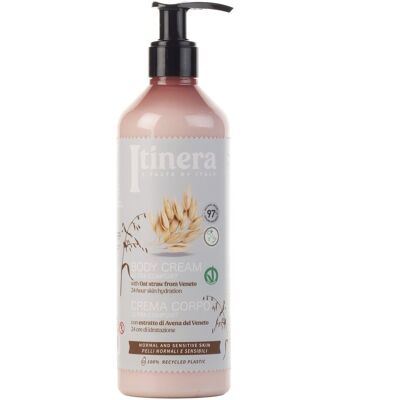 Itinera, Krem, balsam do ciała dla skóry normalnej i wrażliwej, z owsem z Veneto, 97% składników naturalnych, 4x370 ml Itinera, Krem, balsam do ciała dla skóry normalnej i wrażliwej, z owsem z Veneto, 97% składników naturalnych, 4x370 ml