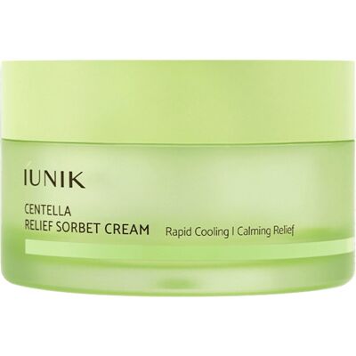 IUNIK Centella Relief Sorbet Cream - sorbetowy krem kojący do twarzy, 50ml IUNIK Centella Relief Sorbet Cream - sorbetowy krem kojący do twarzy, 50ml