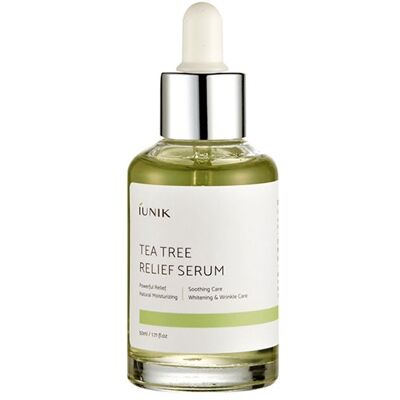iUnik Serum Łagodzące z Drzewa Herbacianego dla Wrażliwej Cery - 50ml iUnik Serum Łagodzące z Drzewa Herbacianego dla Wrażliwej Cery - 50ml