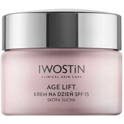 Iwostin Age Lift Krem na dzień SPF 15 dla suchej skóry - Przeciwstarzeniowy nawilżacz Iwostin Age Lift Krem na dzień SPF 15 dla suchej skóry - Przeciwstarzeniowy nawilżacz