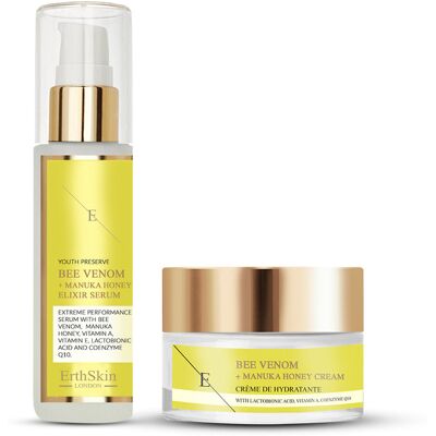 Jad Pszczeli + Krem Miodowy Manuka + Serum Eliksirowe Jad Pszczeli + Krem Miodowy Manuka + Serum Eliksirowe