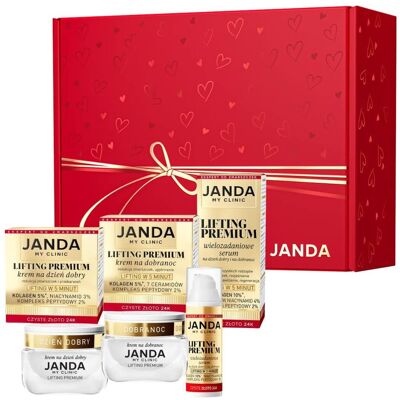 JANDA Zestaw Lifting Premium dzień + noc + serum w pudełku prezentowym JANDA Zestaw Lifting Premium dzień + noc + serum w pudełku prezentowym
