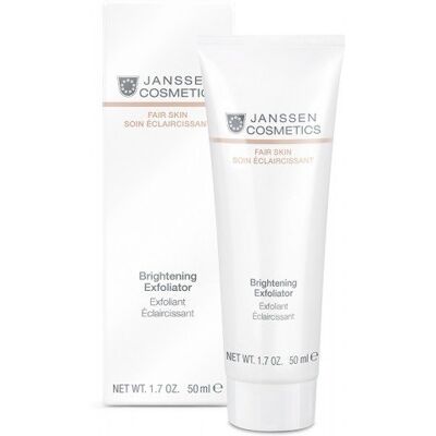 Janssen Cosmetics Brightening Exfoliator Kremowy Peeling Do Twarzy Z Kwasami 50ml Janssen Cosmetics Brightening Exfoliator Kremowy Peeling Do Twarzy Z Kwasami 50ml