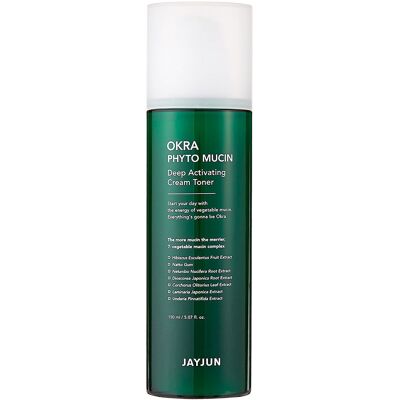 Jayjun, Okra Phyto Mucin Deep Activating Cream Toner, Tonik Do Twarzy, 150ml Jayjun, Okra Phyto Mucin Deep Activating Cream Toner, Tonik Do Twarzy, 150ml