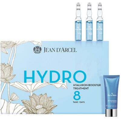 JEAN D`ARCEL HYALURON BOOSTER TREATMENT 8 ampułek + Renovar gel JEAN D`ARCEL HYALURON BOOSTER TREATMENT 8 ampułek + Renovar gel
