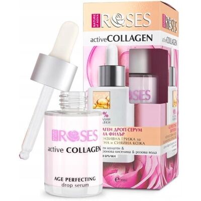 Kolagenowe serum z Biopeptydami i Różą 30ML Kolagenowe serum z Biopeptydami i Różą 30ML