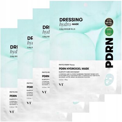 Korean Mask VT Cosmetics PDRN Hydrożel Wegańska Nawilżenie Bariera 4 szt Korean Mask VT Cosmetics PDRN Hydrożel Wegańska Nawilżenie Bariera 4 szt