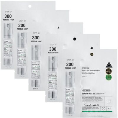 Korean Mask VT Reedle Shot 300 2-Etapowa Aminokwasy Ujędrniająca 5 szt Korean Mask VT Reedle Shot 300 2-Etapowa Aminokwasy Ujędrniająca 5 szt