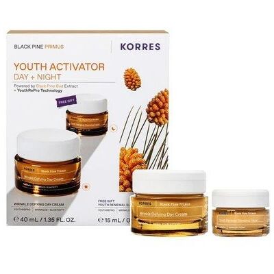 KORRES black pine czarna sosna Primus na dzień + sleeping facial krem na noc 20ml KORRES black pine czarna sosna Primus na dzień + sleeping facial krem na noc 20ml