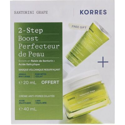 Korres Santorini Grape ZESTAW krem zwężający pory 40 ml + maska 20ml Korres Santorini Grape ZESTAW krem zwężający pory 40 ml + maska 20ml