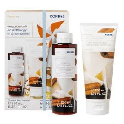 KORRES zestaw Vanilla Cinnamon Wanilia Cynamon żel i balsam KORRES zestaw Vanilla Cinnamon Wanilia Cynamon żel i balsam