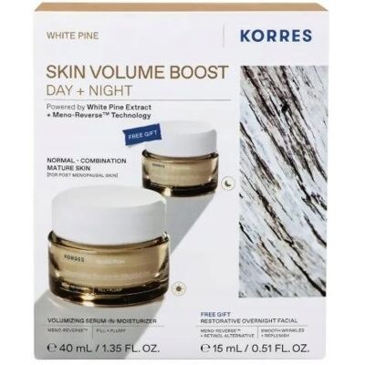 Korres Zestaw White Pine Skin Volume Boost Krem na dzień + Krem na noc Korres Zestaw White Pine Skin Volume Boost Krem na dzień + Krem na noc