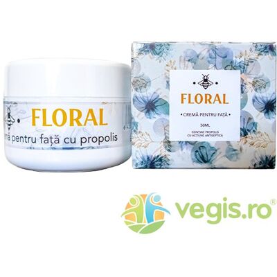 Krem do twarzy z propolisem kwiatowym 50ml Krem do twarzy z propolisem kwiatowym 50ml