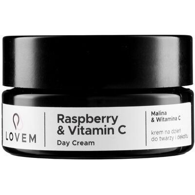Krem LOVEM na dzień Twarz Dekolt Malina i Witamina Tetra C 30ml Krem LOVEM na dzień Twarz Dekolt Malina i Witamina Tetra C 30ml