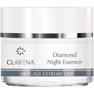 Clarena Diamond Night Essence - Hydromanil, Vitasource, Telosense - Krem do twarzy Clarena Diamond Night Essence - Hydromanil, Vitasource, Telosense - Krem do twarzy