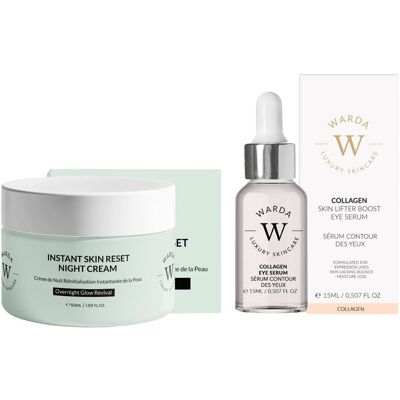 Krem na noc Instant Skin Reset 50 ml + serum pod oczy Skin Lifter Boost 15 ml Krem na noc Instant Skin Reset 50 ml + serum pod oczy Skin Lifter Boost 15 ml
