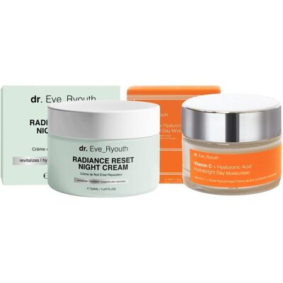 Krem na noc Radiance Reset 50 ml + krem na dzień Hydrabright witamina C + kwas hialuronowy Krem na noc Radiance Reset 50 ml + krem na dzień Hydrabright witamina C + kwas hialuronowy