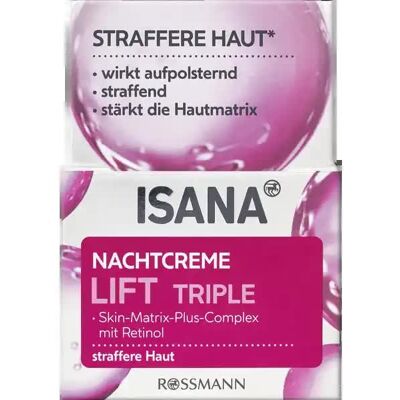 Krem na noc z retinolem i witaminami Isana Krem na noc z retinolem i witaminami Isana