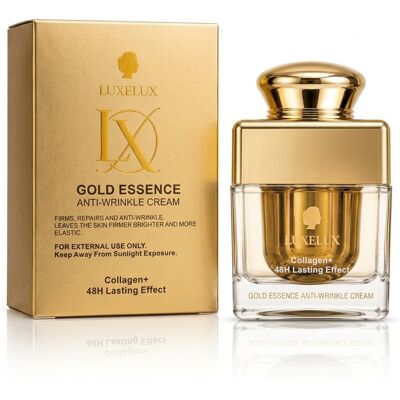 KREM NA ZMARSZCZKI Z PEPTYDAMI I CERAMIDAMI LUXELUX GOLD ESSENCE 50 ML KREM NA ZMARSZCZKI Z PEPTYDAMI I CERAMIDAMI LUXELUX GOLD ESSENCE 50 ML