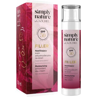 Krem nawilżający do twarzy Clochee Simply Nature 30 SPF na dzień 50 ml Krem nawilżający do twarzy Clochee Simply Nature 30 SPF na dzień 50 ml