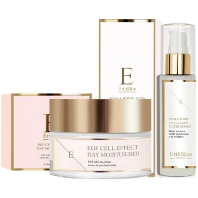 Erth Skin London EGF Cell Effect Dzienny Nawilżacz - Krem i Serum Erth Skin London EGF Cell Effect Dzienny Nawilżacz - Krem i Serum