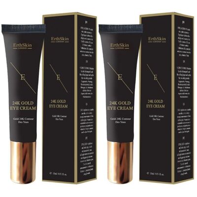 Erth Skin London 24K Gold Krem pod Oczy - PrzeciwStarzeniu i Nawilżanie Erth Skin London 24K Gold Krem pod Oczy - PrzeciwStarzeniu i Nawilżanie