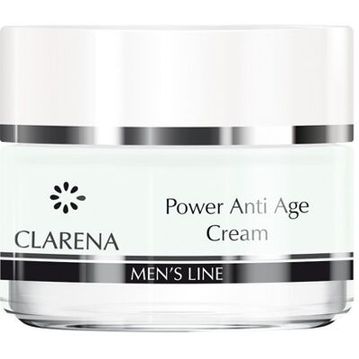 Clarena - Krem przeciwzmarszczkowy - Men's Line - 50 ml - cream Clarena - Krem przeciwzmarszczkowy - Men's Line - 50 ml - cream