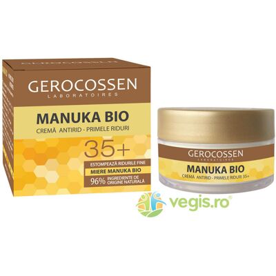 Krem Przeciwzmarszczkowy Pierwsze Zmarszczki 35+ Manuka Bio 50ml Krem Przeciwzmarszczkowy Pierwsze Zmarszczki 35+ Manuka Bio 50ml