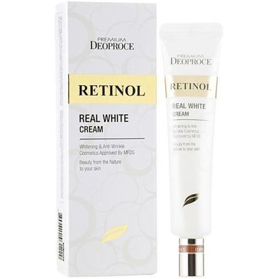 Krem RETINOL Real White - Skoncentrowana pielęgnacja odmładzająca Deoproce Krem RETINOL Real White - Skoncentrowana pielęgnacja odmładzająca Deoproce