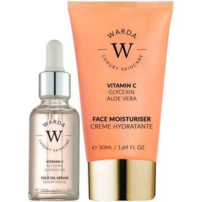 Krem Vitamin C Glow Boost 50 ml + olejowe serum witamina C 30 ml Krem Vitamin C Glow Boost 50 ml + olejowe serum witamina C 30 ml