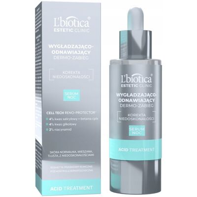 L’biotica Estetic Clinic Acid Treatment - Serum odnowy na noc L’biotica Estetic Clinic Acid Treatment - Serum odnowy na noc