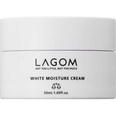 LAGOM WHITE Rozjaśniający krem nawilżający do skóry matowej i nierównomiernej 50 ml LAGOM WHITE Rozjaśniający krem nawilżający do skóry matowej i nierównomiernej 50 ml