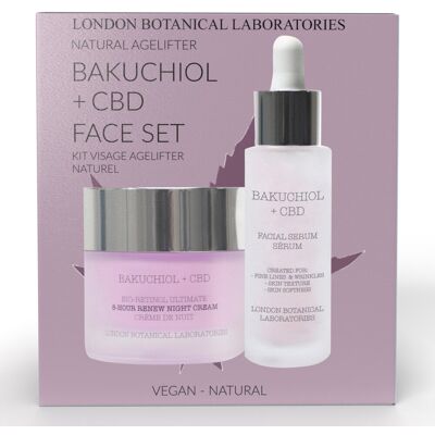 LBL- Zestaw CBD + Bakuchiol do twarzy (serum + krem nawilżający) LBL- Zestaw CBD + Bakuchiol do twarzy (serum + krem nawilżający)