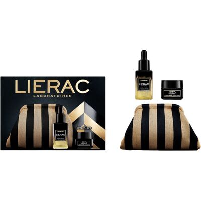 LIERAC Premium zestaw serum przeciwstarzeniowe 30ml + przeciwstarzeniowy krem pod oczy 20ml + kosmetyczka LIERAC Premium zestaw serum przeciwstarzeniowe 30ml + przeciwstarzeniowy krem pod oczy 20ml + kosmetyczka