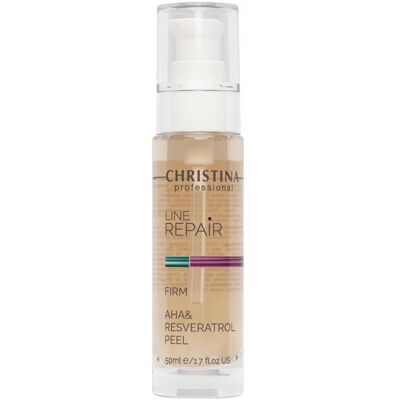 Christina, Line Repair Firm, AHA & Resveratrol Peel, Peeling z kwasami AHA i resweratrolem, 50 ml Christina, Line Repair Firm, AHA & Resveratrol Peel, Peeling z kwasami AHA i resweratrolem, 50 ml