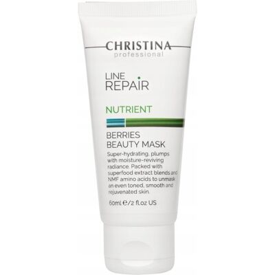 Christina, Line Repair Nutrient, Berries Beauty Mask, Maska nawilżająca z jagodami, 60 ml Christina, Line Repair Nutrient, Berries Beauty Mask, Maska nawilżająca z jagodami, 60 ml