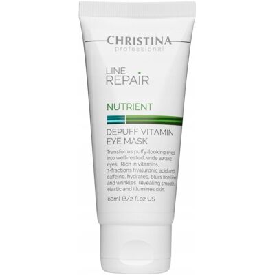 Christina, Line Repair Nutrient, Depuff Vitamin Eye Mask, Witaminowa maska odmładzająca pod oczy, 60 ml Christina, Line Repair Nutrient, Depuff Vitamin Eye Mask, Witaminowa maska odmładzająca pod oczy, 60 ml