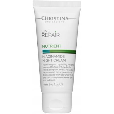 Christina, Line Repair Nutrient, Niacinamide Night Cream, Krem na noc z niacynamidem, 60 ml Christina, Line Repair Nutrient, Niacinamide Night Cream, Krem na noc z niacynamidem, 60 ml