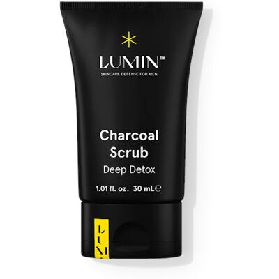 LUMIN Charcoal Scrub Deep Detox - Głęboki peeling do twarzy z węglem drzewnym, 30ml LUMIN Charcoal Scrub Deep Detox - Głęboki peeling do twarzy z węglem drzewnym, 30ml