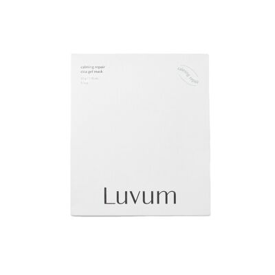 LUVUM CALMING REPAIR CICA Hydrożelowa maseczka w płachcie z ekstraktem z młodej wąkroty azjatyckiej 5 szt. LUVUM CALMING REPAIR CICA Hydrożelowa maseczka w płachcie z ekstraktem z młodej wąkroty azjatyckiej 5 szt.
