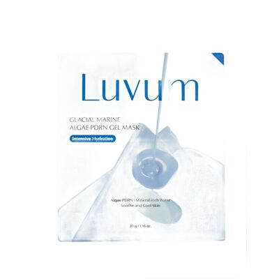 LUVUM GLACIAL MARINE ALGAE-PDRN GEL MASK Kojąca hydrożelowa maska do twarzy 5 szt. LUVUM GLACIAL MARINE ALGAE-PDRN GEL MASK Kojąca hydrożelowa maska do twarzy 5 szt.