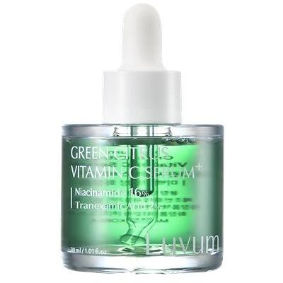 LUVUM GREEN CITRUS VITAMIN C SERUM + Rozjaśniające serum do twarzy z witaminą C i kwasem traneksamowym 30 ml LUVUM GREEN CITRUS VITAMIN C SERUM + Rozjaśniające serum do twarzy z witaminą C i kwasem traneksamowym 30 ml