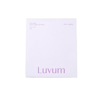 LUVUM SLOW AGING PHYTO COLLAGEN GEL MASK Hydrożelowa maska z roślinnym fitokolagenem i peptydami 5 szt. LUVUM SLOW AGING PHYTO COLLAGEN GEL MASK Hydrożelowa maska z roślinnym fitokolagenem i peptydami 5 szt.