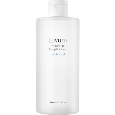 LUVUM WITCH HAZEL HYALURONIC LOW PH TONER Nawilżający tonik o niskim pH z niskocząsteczkowym roślinnym kwasem hialuronowym 300 ml LUVUM WITCH HAZEL HYALURONIC LOW PH TONER Nawilżający tonik o niskim pH z niskocząsteczkowym roślinnym kwasem hialuronowym 300 ml