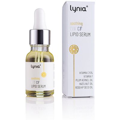 Lynia - Łagodzące serum lipidowe z witaminami C i F, 15ml Lynia - Łagodzące serum lipidowe z witaminami C i F, 15ml