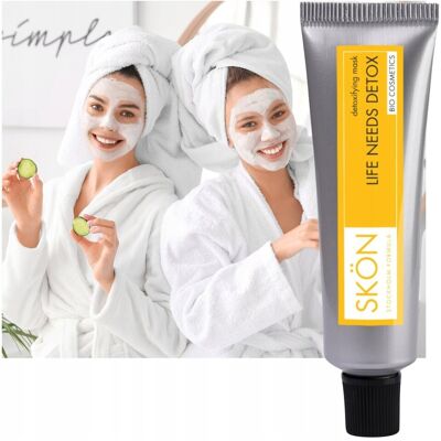 Maska do Twarzy Maseczka Mask 50 Ml Detoksykująca z Witaminą C na Twarz Maska do Twarzy Maseczka Mask 50 Ml Detoksykująca z Witaminą C na Twarz