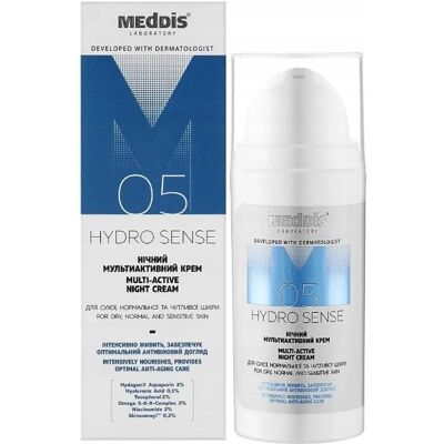 MEDDIS Hydrosense Multiaktywny krem na noc, 30 ml MEDDIS Hydrosense Multiaktywny krem na noc, 30 ml