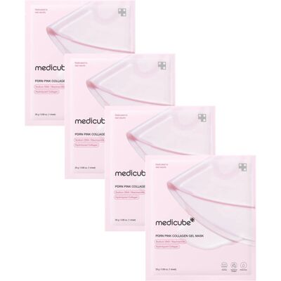 Medicube PDRN Pink Collagen Gel Mask 4 x 28 g - kolagenowa maska do twarzy, zestaw 4 sztuk Medicube PDRN Pink Collagen Gel Mask 4 x 28 g - kolagenowa maska do twarzy, zestaw 4 sztuk